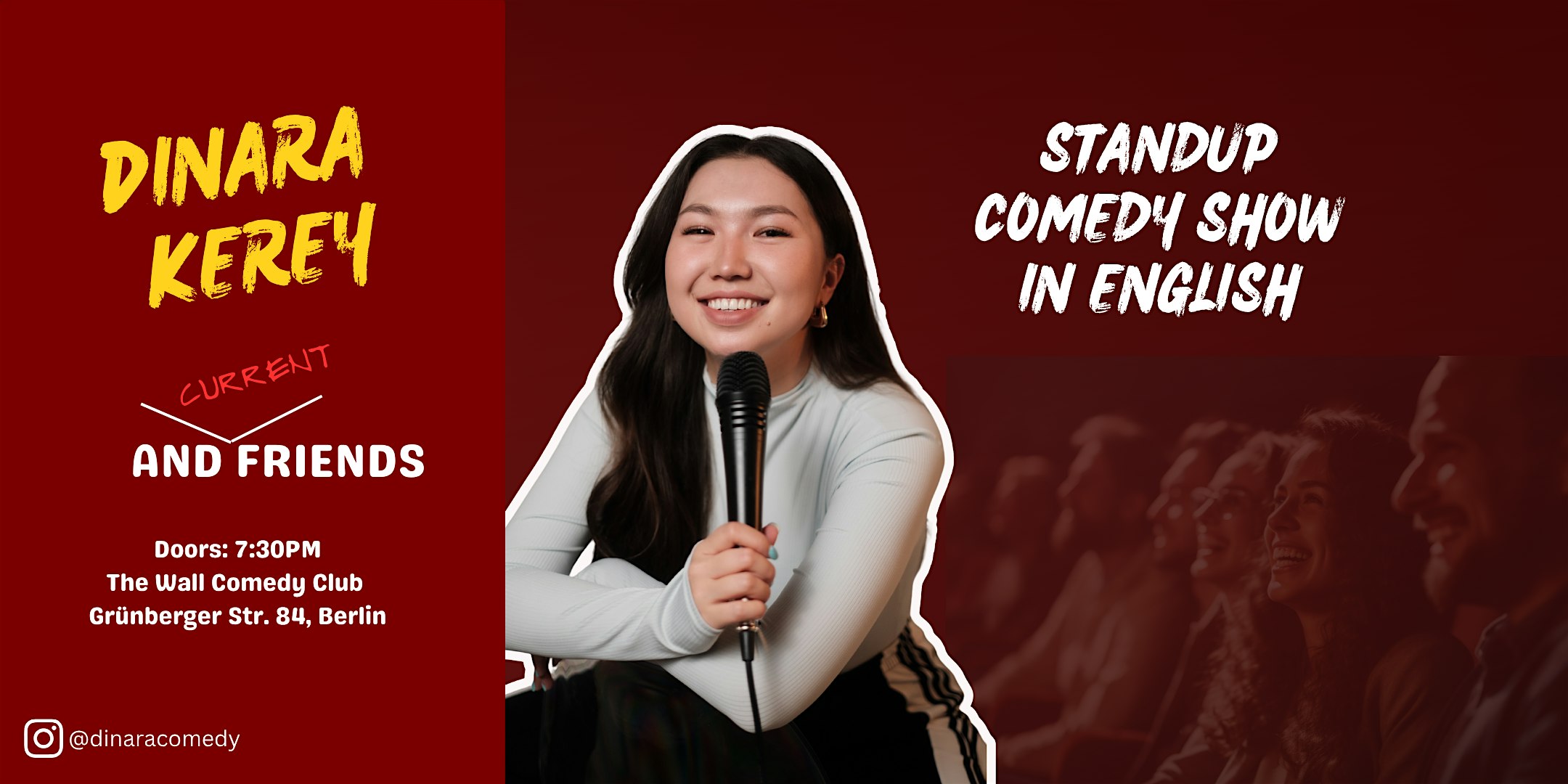 STANDUP COMEDY IN ENGLISH: Dinara Kerey & (current) Friends